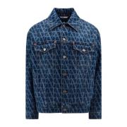 Valentino Denim Jacka Blue, Herr