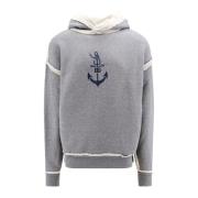 Dolce & Gabbana Italiensk Bomull Cashmere Sweatshirt Gray, Herr