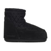 Moon Boot Svarta quiltade ankelboots Black, Herr