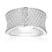 Sif Jakobs Jewellery Konkav Felline Silverring Gray, Dam