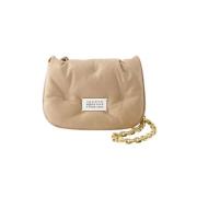 Maison Margiela Tyg handvskor Beige, Dam