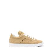 Kiton Brända Ss24 Mocka Sneakers Beige, Herr