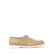 Kiton Bekväm Läder Moccasin Beige, Herr