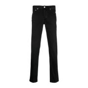 Barba Slim Fit Jeans, 99% Bomull, 1% Elastan Black, Herr