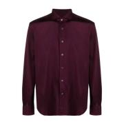 Corneliani Casual Shirts Red, Herr