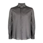 Corneliani Casual Shirts Gray, Herr