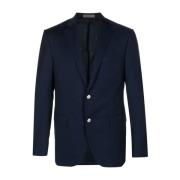 Corneliani Klassisk Ullblazer Blue, Herr