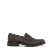 Fratelli Rossetti Mocka Loafers, Läderfoder, Gummisula Gray, Herr