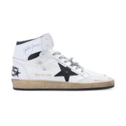 Golden Goose ‘Sky Star’ höga sneakers White, Herr