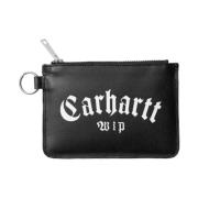 Carhartt Wip LOnyx Dragkedja Plånbok (Svart/Vit) Black, Herr