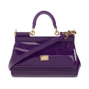 Dolce & Gabbana Sicily Liten axelväska Purple, Dam