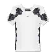 Dolce & Gabbana T-shirt med logotyp White, Dam