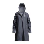 Stutterheim Handgjord A-Linje Regnrock för Kvinnor Black, Dam