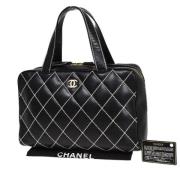 Chanel Vintage Pre-owned Läder handvskor Black, Dam
