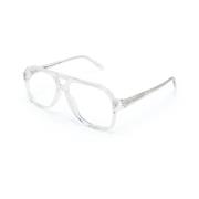 Moscot Sheister OPT Crystal Optical Frame White, Unisex