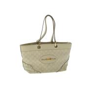 Gucci Vintage Pre-owned Canvas gucci-vskor White, Dam