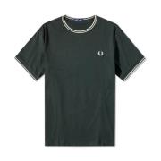 Fred Perry Nattgrön Twin Tipped T-Shirt Green, Herr