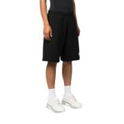 Givenchy Svarta jogging shorts i jerseybomull med logotryck Black, Her...