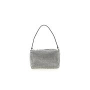 Alexander Wang Globetrotter Broderad Shoppingväska White, Dam