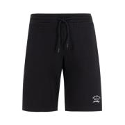 Paul & Shark Supermjuka stretchbomull Bermuda shorts Black, Herr