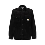 Carhartt Wip Bomullsribbad Texturjacka Black, Herr