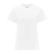 Maison Margiela Vit Bomull T-Shirt för Kvinnor White, Dam