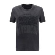 Givenchy Svart Logo T-Shirt för Kvinnor Black, Dam