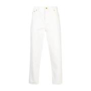 Brunello Cucinelli Klassiska Straight Leg Jeans White, Herr