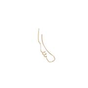 Atelier Paulin Orpheus Profil Guld Earcuff Örhänge Yellow, Dam