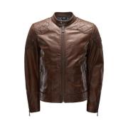 Belstaff Handvaxad läder Outlaw jacka Brown, Herr