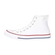 Converse Vita avslappnade sneakers för män och kvinnor White, Dam