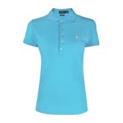 Ralph Lauren Klarblå Dam Polo T-Shirt Blue, Dam