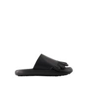 Camper Svarta Läder Slip-on Sandaler Black, Dam