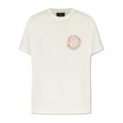 Etro T-shirt med logotyp White, Dam