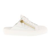 Giuseppe Zanotti Vita Lädersandaler med Dragkedja White, Herr