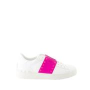 Valentino Garavani Läder Sneakers med Snörning White, Dam