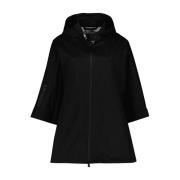 Moncler Stilfull Cape Jacka Black, Dam