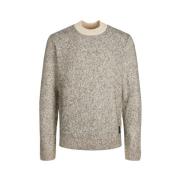 Jack & Jones Stilfull Pullover Tröja Gray, Herr