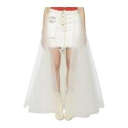 Unravel Project Maxi kjolar White, Dam