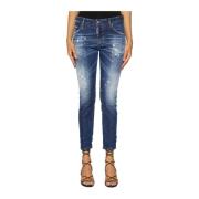 Dsquared2 Cool Girl Bomulls Jeans Blue, Dam