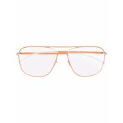 Mykita Orange Optisk Båge, Stilren och Mångsidig Orange, Unisex