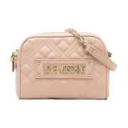 Love Moschino Cross Body väska Beige, Dam