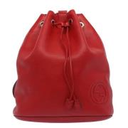 Gucci Vintage Pre-owned Laeder ryggsckar Red, Dam