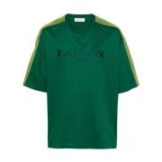 Lanvin Oversize Flask T-Shirt Green, Herr