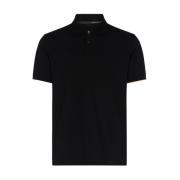 RRD Andningsbar Polo Shirt med Orange Trim Black, Herr