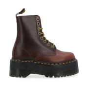 Dr. Martens Brun Läder Anfibio Pascal Max Stövlar Brown, Dam