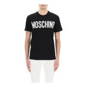 Moschino T-shirt Black, Herr