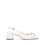 Tod's Bruna Platta Skor White, Dam