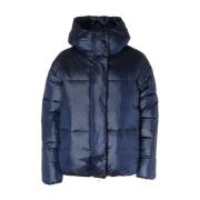 Save The Duck Aimie Nylon Puffer Jacket Blue, Dam