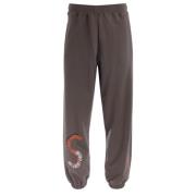 Adidas by Stella McCartney Grå Bomulls Sportswear Joggers Gray, Herr